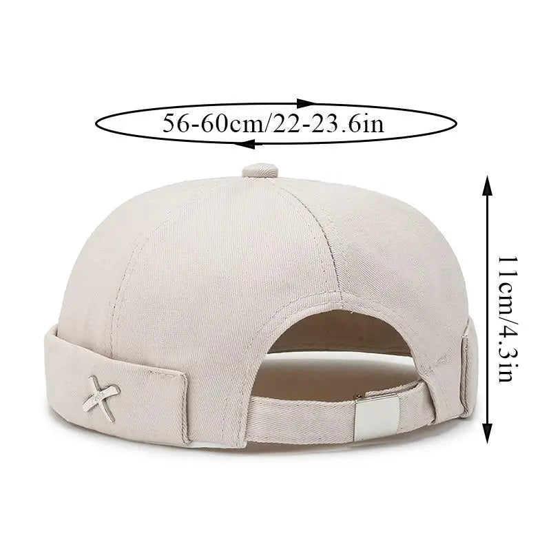 Unisex Adjustable Cotton Docker Cap