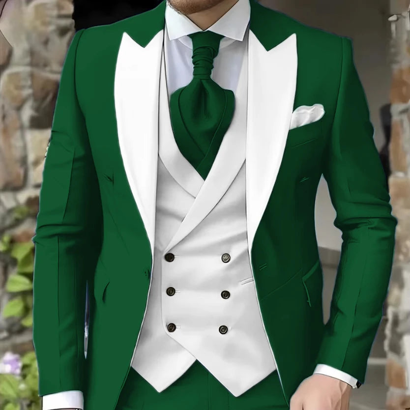 Men's Classic Formal Suit for Weddings & Special Occasions