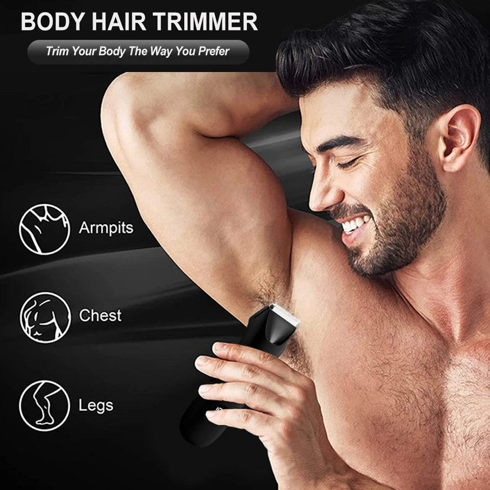 Rechargeable Body Trimmer with Grooming Kit Options