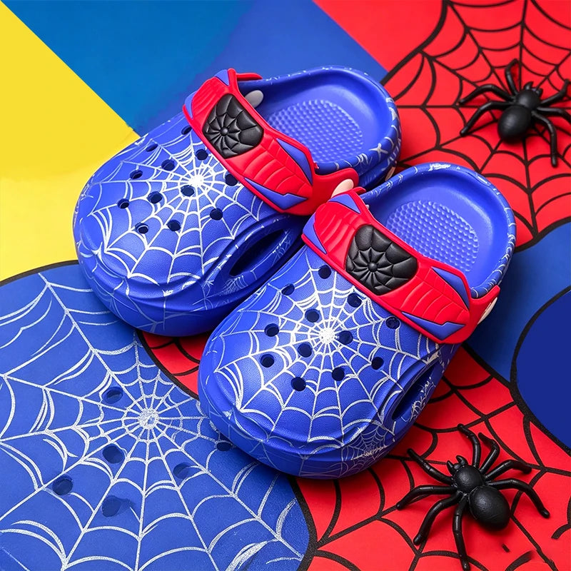 Kids’ Spider Web Clogs with Heel Strap
