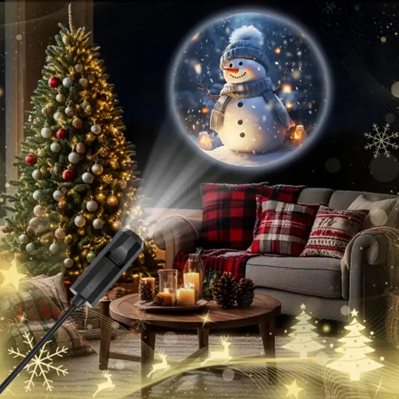 USB-C Christmas LED Projector Light – 3, 6 or 24 Patterns