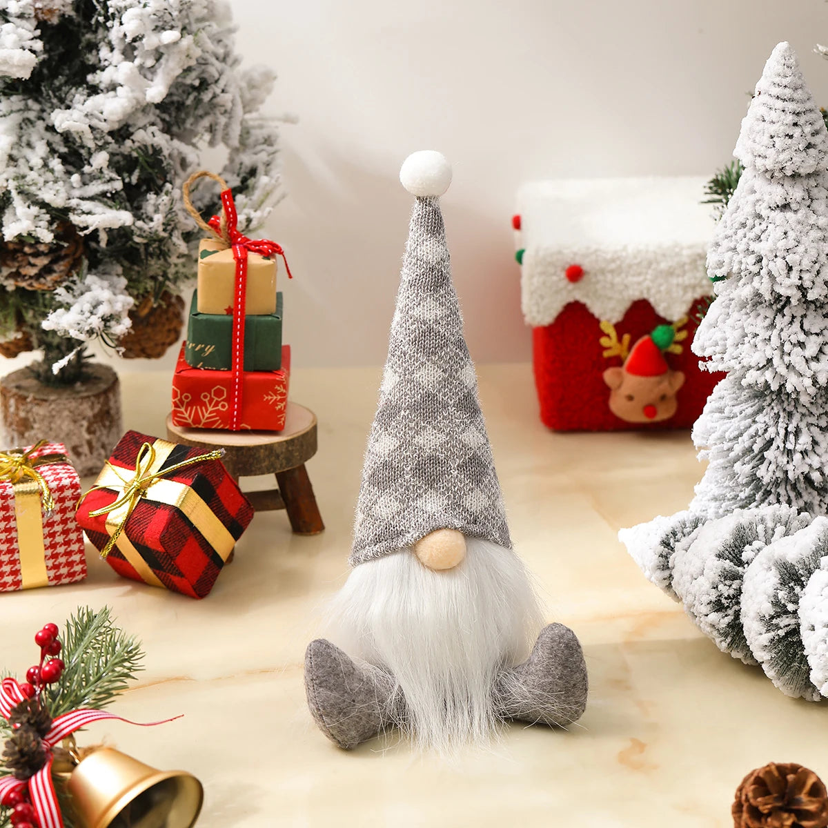 Nordic Christmas Gnome Decoration – 28 cm