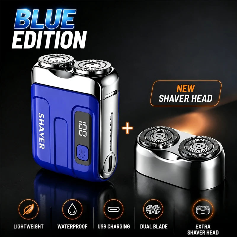 Mini USB Rechargeable Dual-Head Electric Shaver