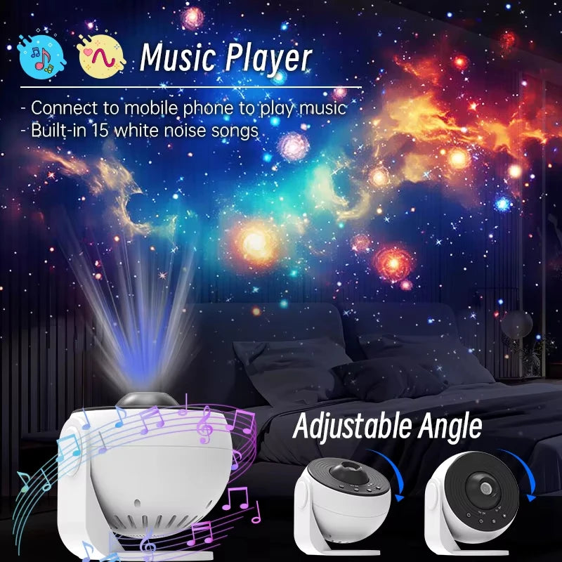 Galaxy Planetarium Projector – Standard & Pro Bluetooth Options
