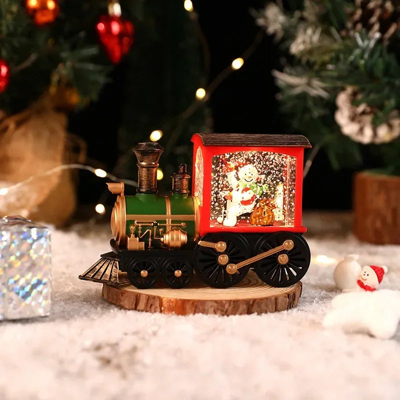 Battery-Operated Light-Up Christmas Globe