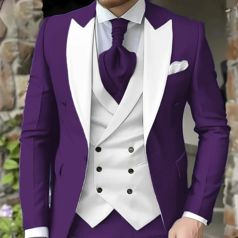 Men's Classic Formal Suit for Weddings & Special Occasions