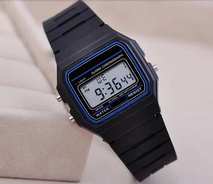 Retro Square Digital Wristwatch