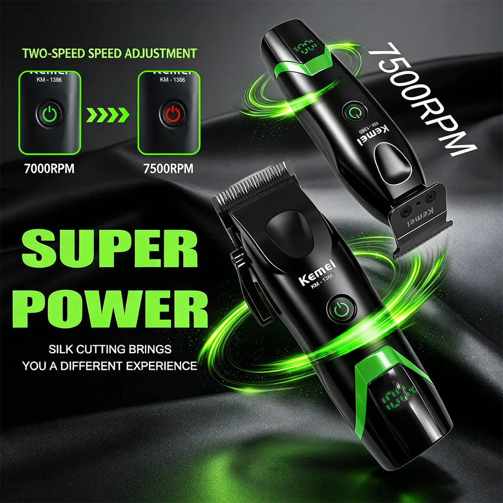 Rechargeable Hair Clippers, Trimmers and Grooming Kit Options