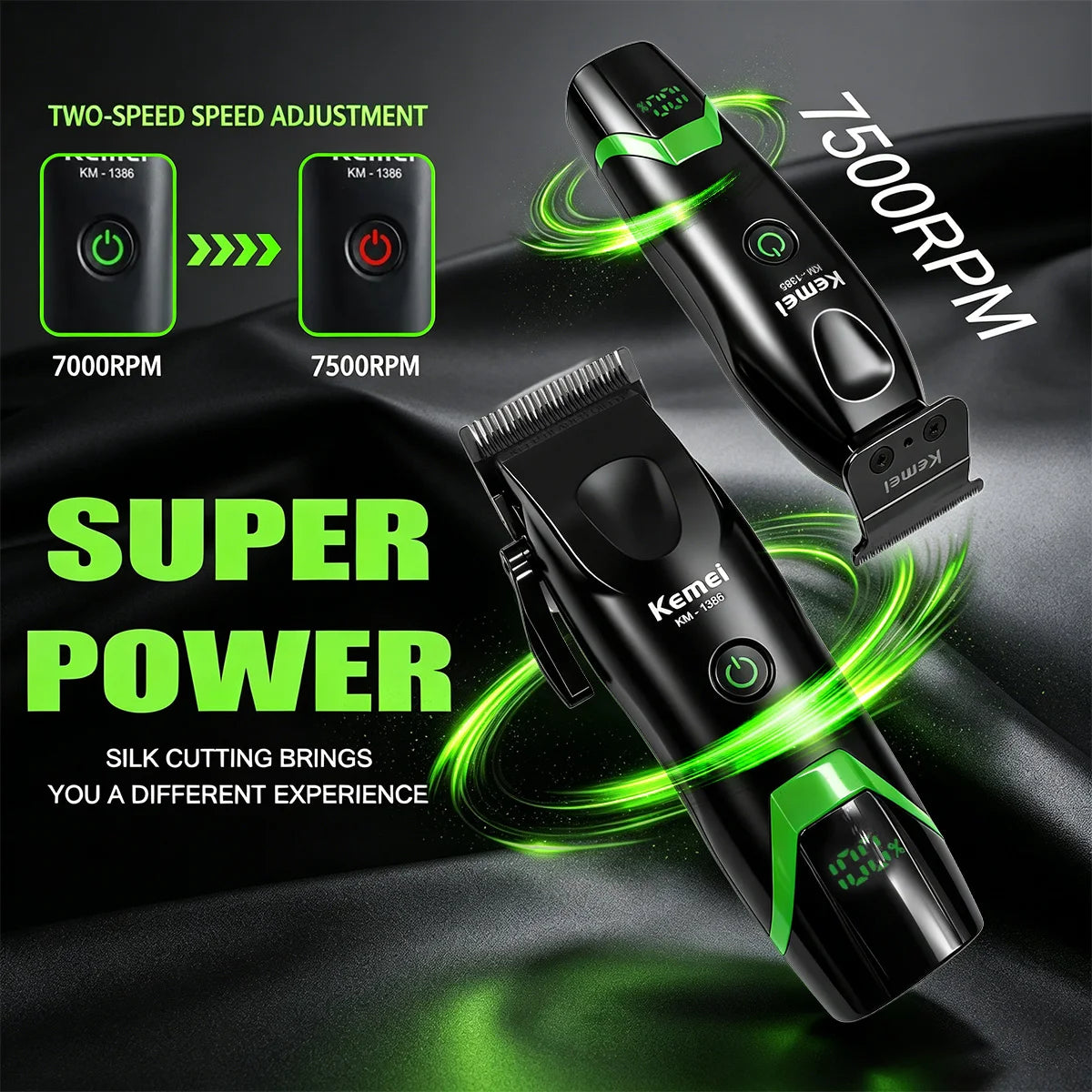 Rechargeable Hair Clippers, Trimmers and Grooming Kit Options