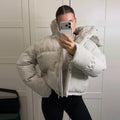 Women's Short Hooded Puffer Jacket
