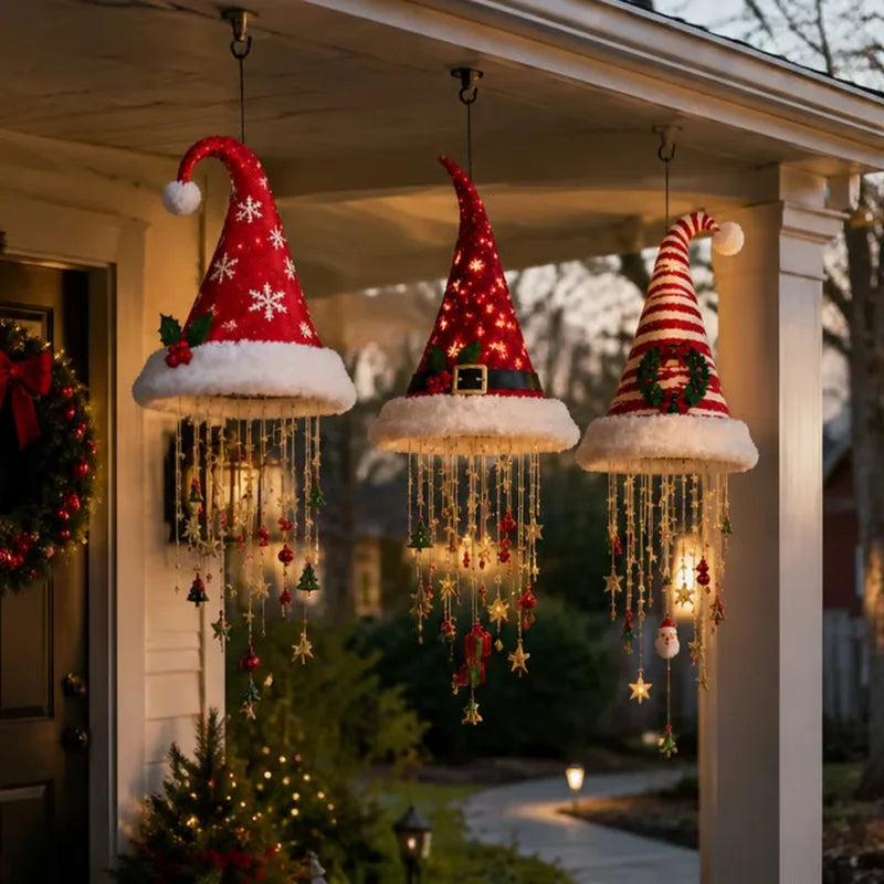 Santa Hat LED Hanging Decoration – Holiday Designs