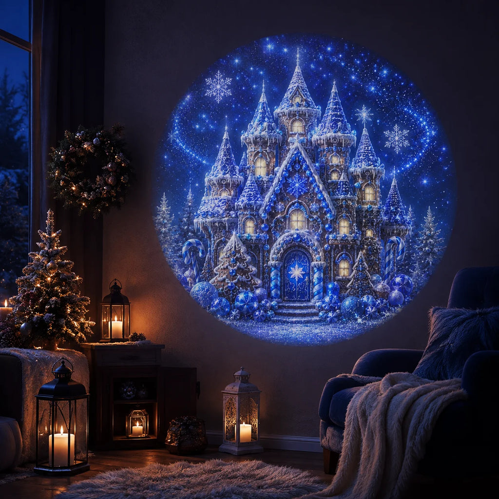 USB Christmas Projector Light with 8 Patterns
