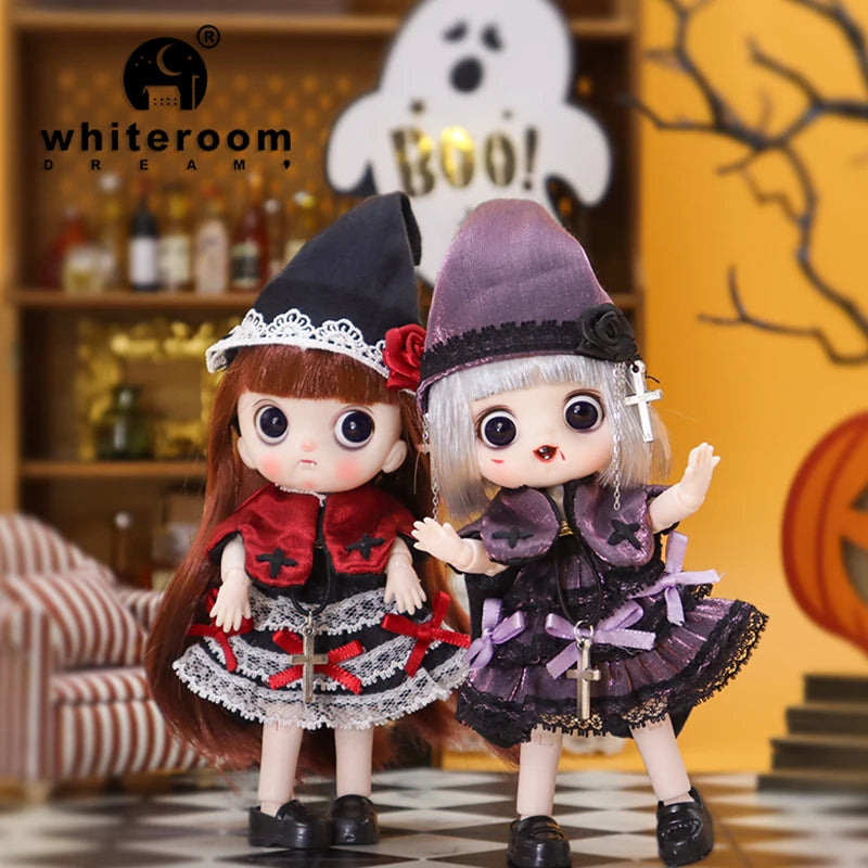 13 cm Halloween BJD Doll, Outfit & Parts Options