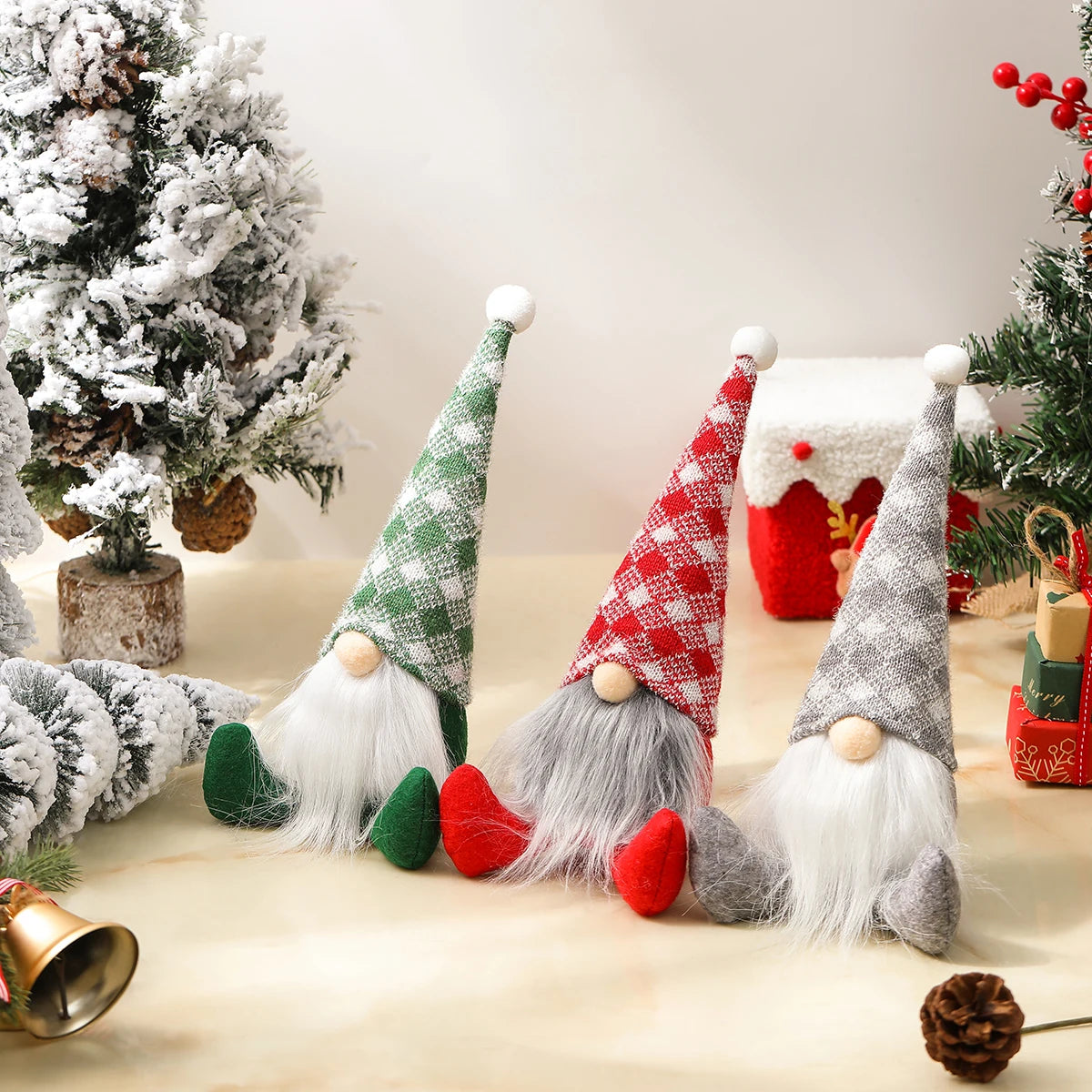 Nordic Christmas Gnome Decoration – 28 cm