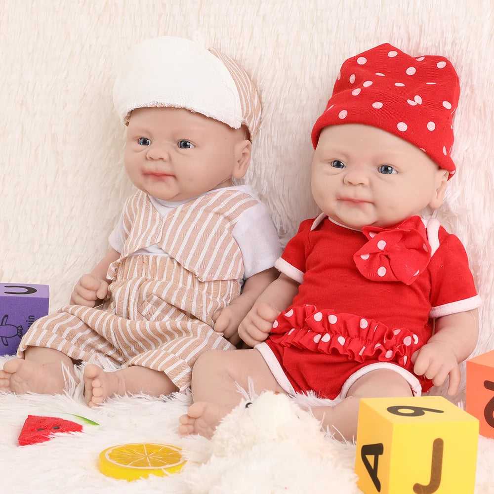 IVITA 14-Inch Silicone Reborn Baby Doll – Girl or Boy
