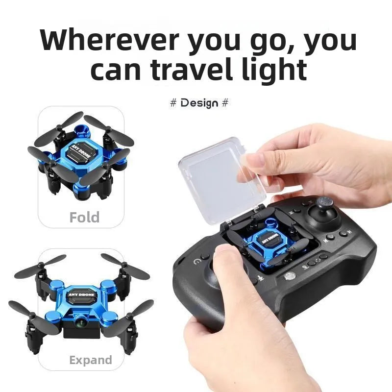 Mini Folding Remote-Control Drone – Camera & No-Camera Options