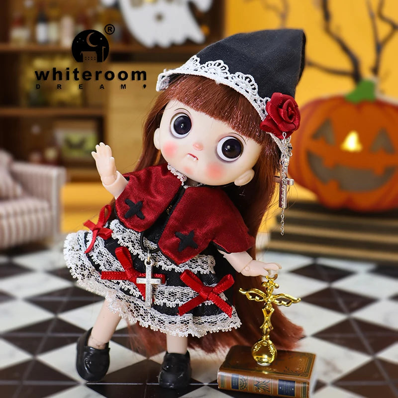 13 cm Halloween BJD Doll, Outfit & Parts Options
