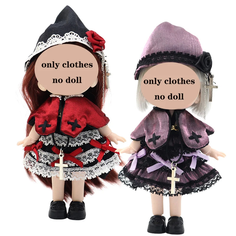 13 cm Halloween BJD Doll, Outfit & Parts Options
