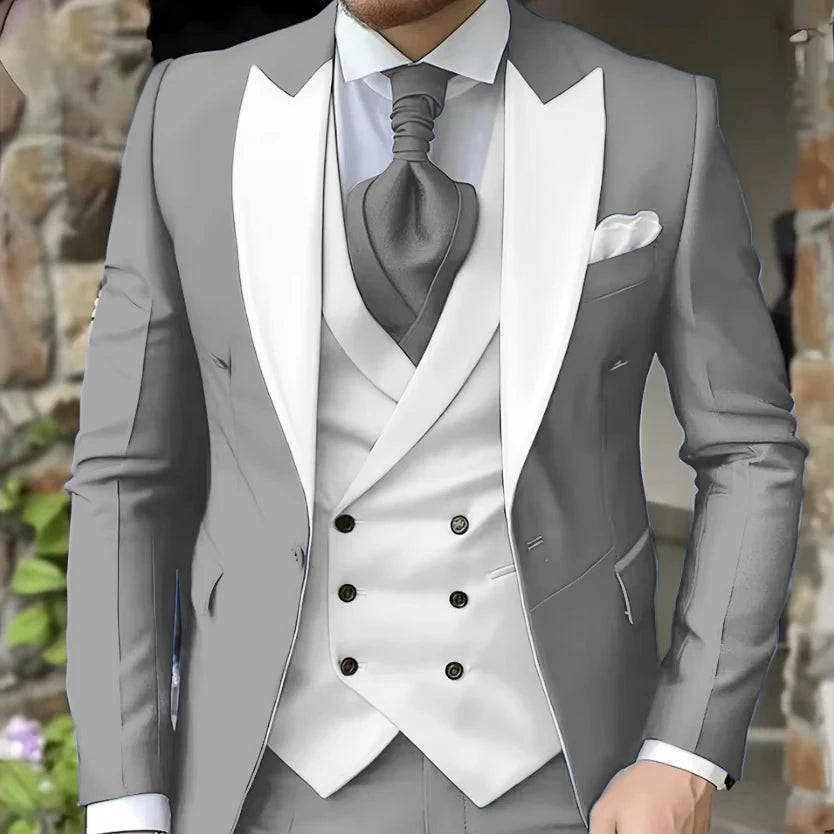 Men's Classic Formal Suit for Weddings & Special Occasions