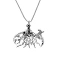 Gothic Grim Reaper Pendant Necklace – 60 cm Chain