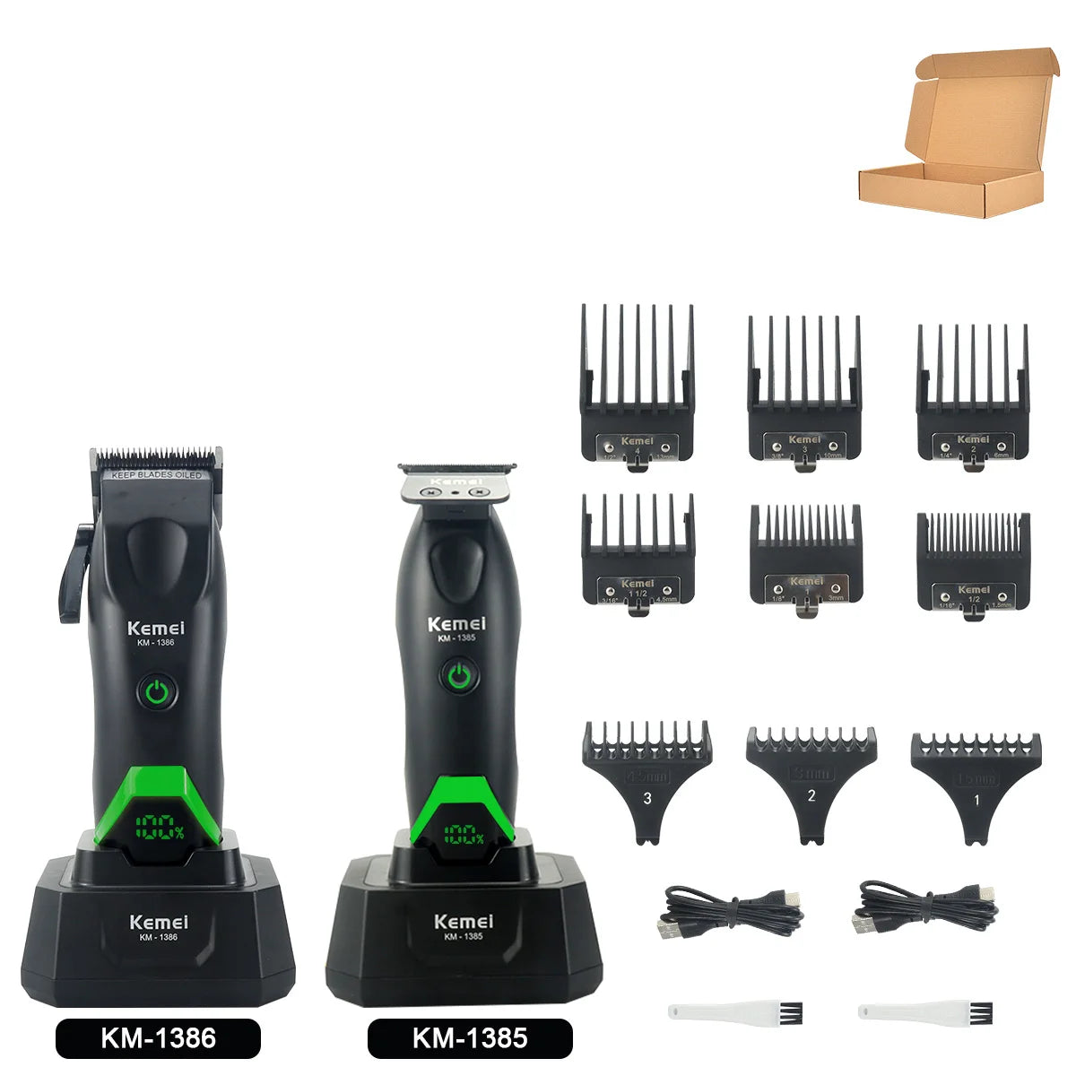 Rechargeable Hair Clippers, Trimmers and Grooming Kit Options