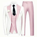 Formal Men's Suit 3 Piece Set Groom's Wedding Tuxedo Slim Fit Jacket Vest Pants Formal Party Dress Tailored Clothes Men Suits