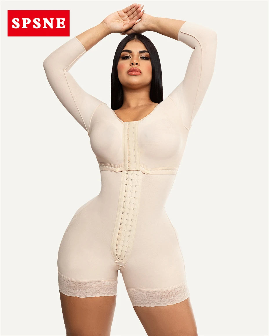 Women's Sleeved Shapewear Bodysuit