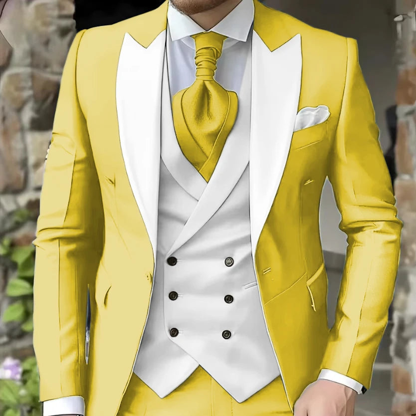 Men's Classic Formal Suit for Weddings & Special Occasions