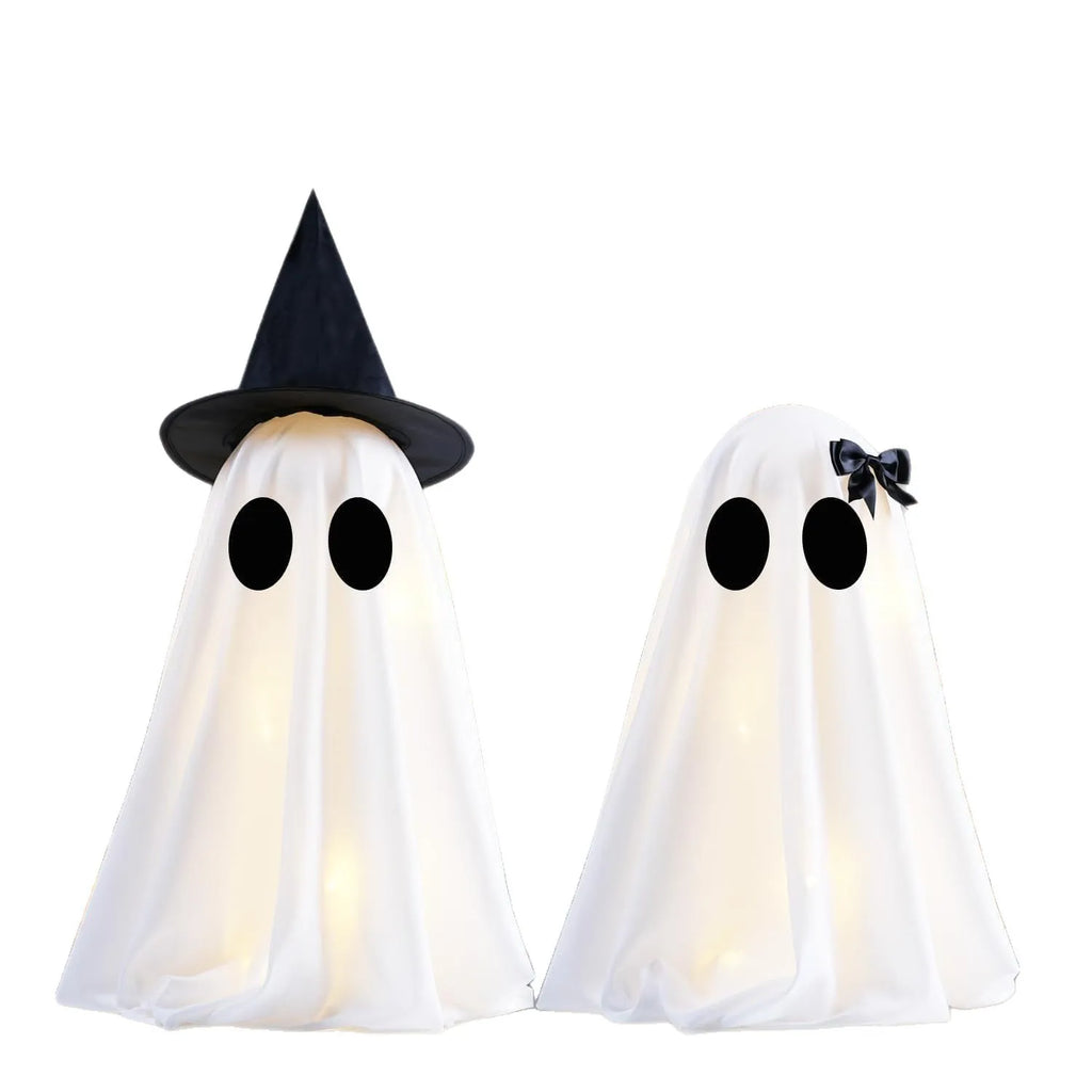 Light-Up Fabric Halloween Ghost – Tabletop Designs