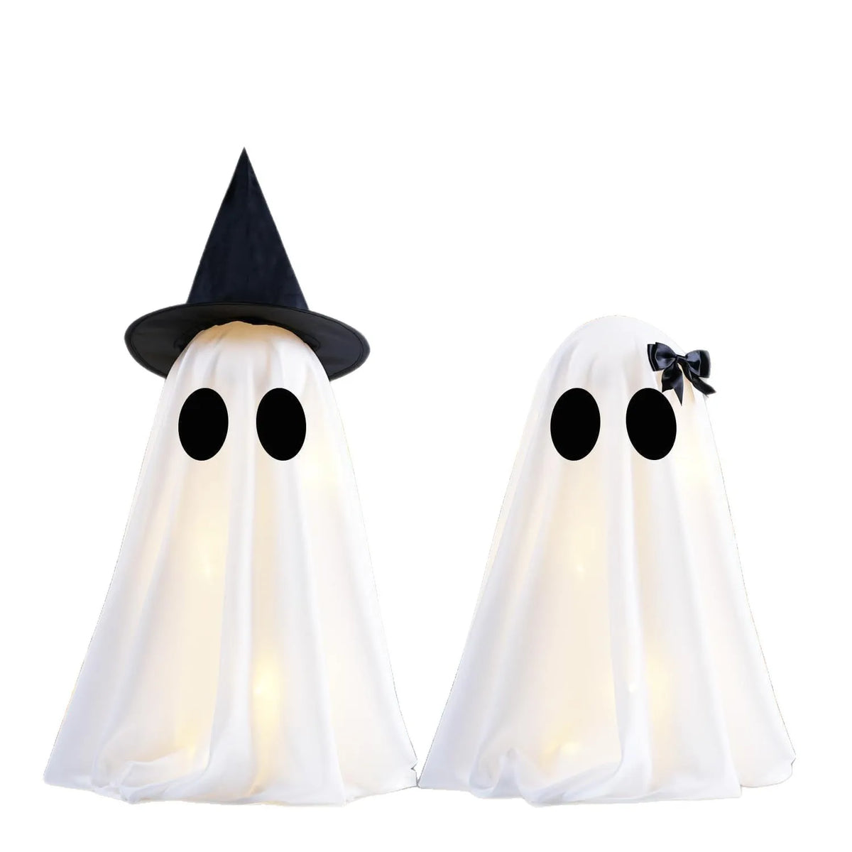 Light-Up Fabric Halloween Ghost – Tabletop Designs