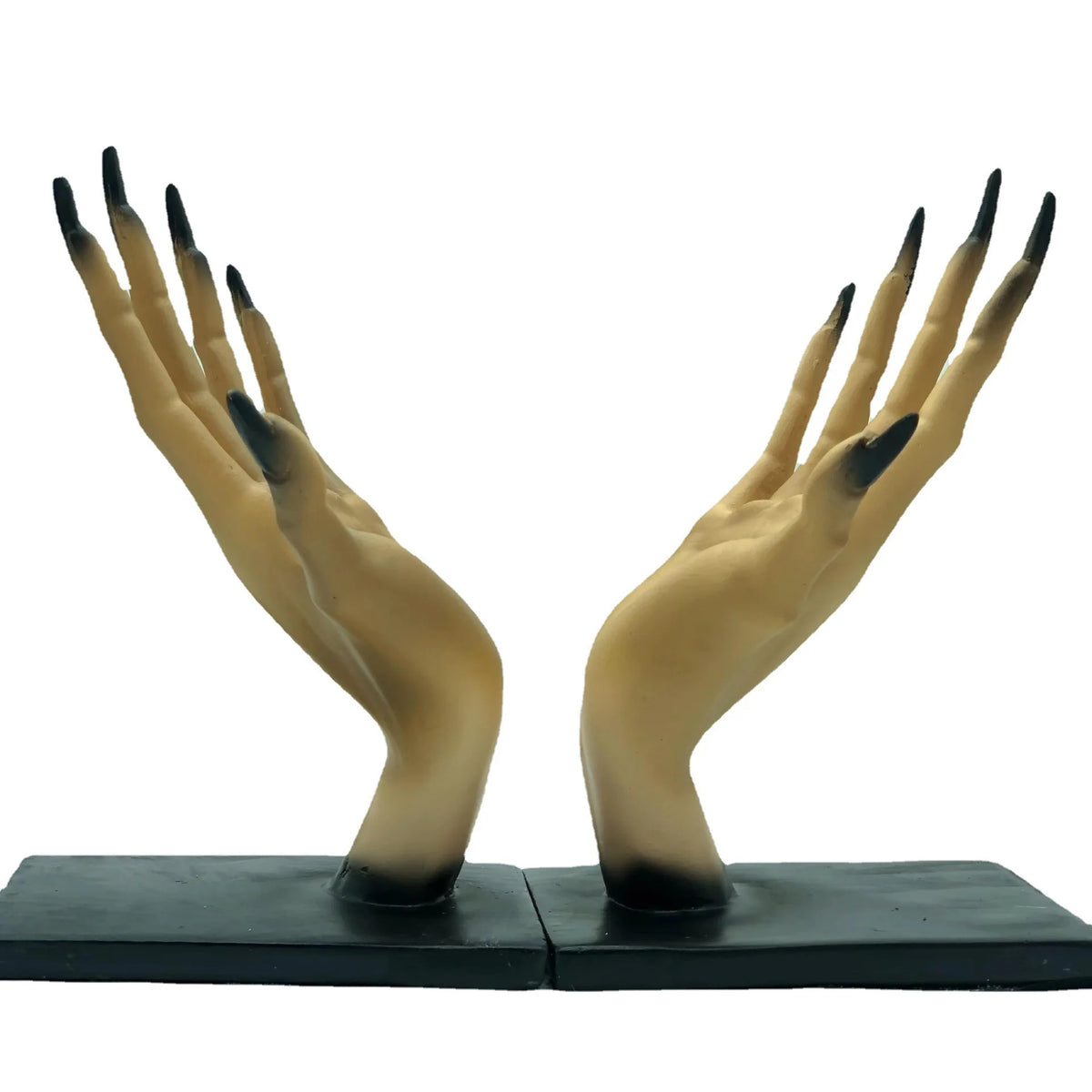 Gothic Witch-Hand Bookend Decor
