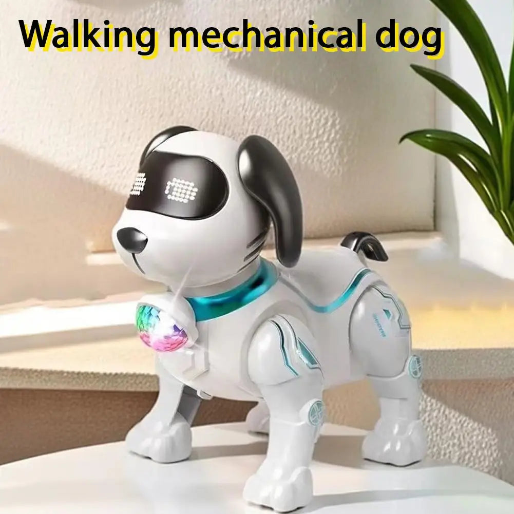 Walking Robot Dog with Music & Lights