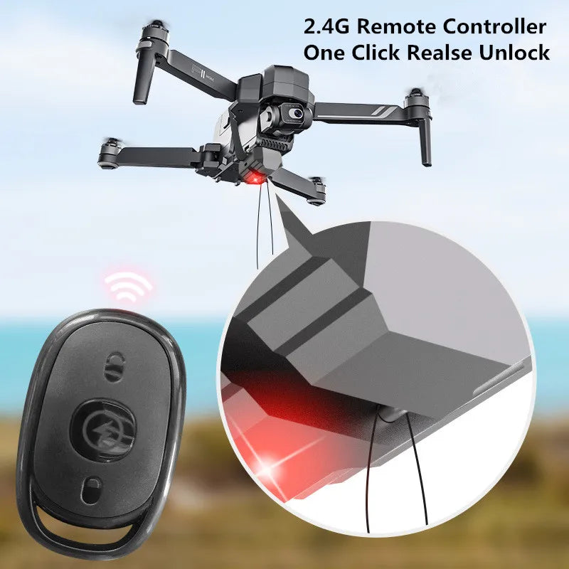 Remote-Control Drone Payload Release Accessory – Black