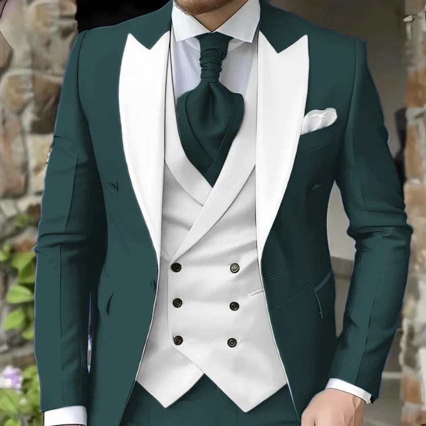 Men's Classic Formal Suit for Weddings & Special Occasions