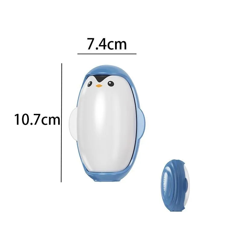 Washable Penguin Lint Roller – Black or Pink