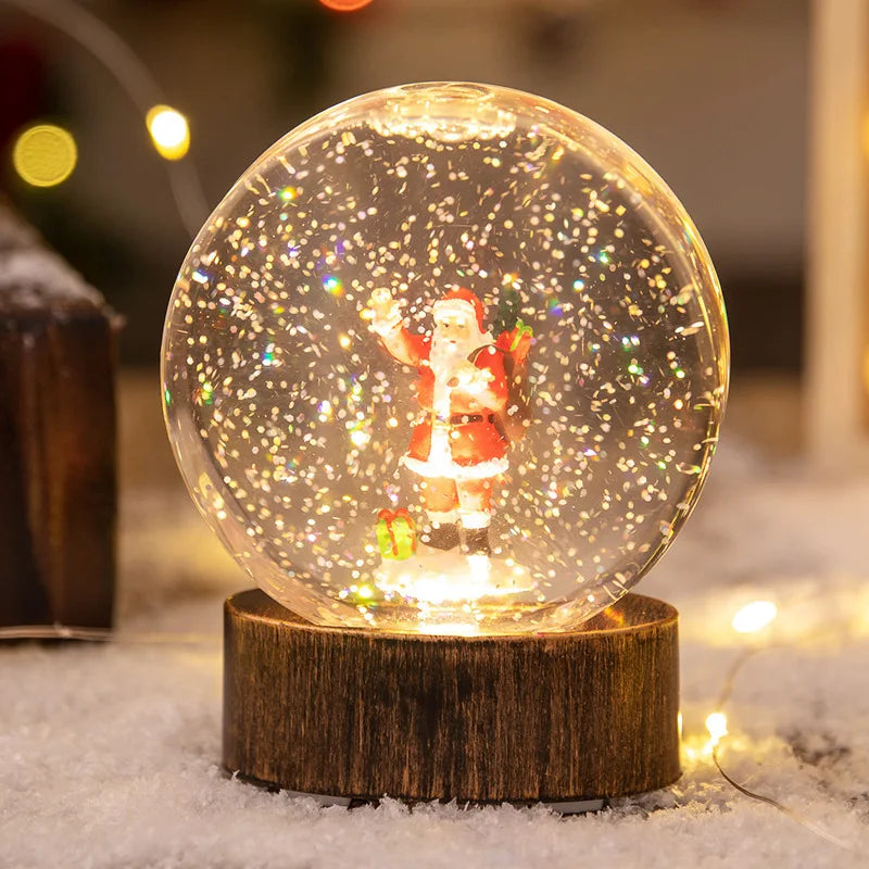 Light-Up Christmas Globe Decoration
