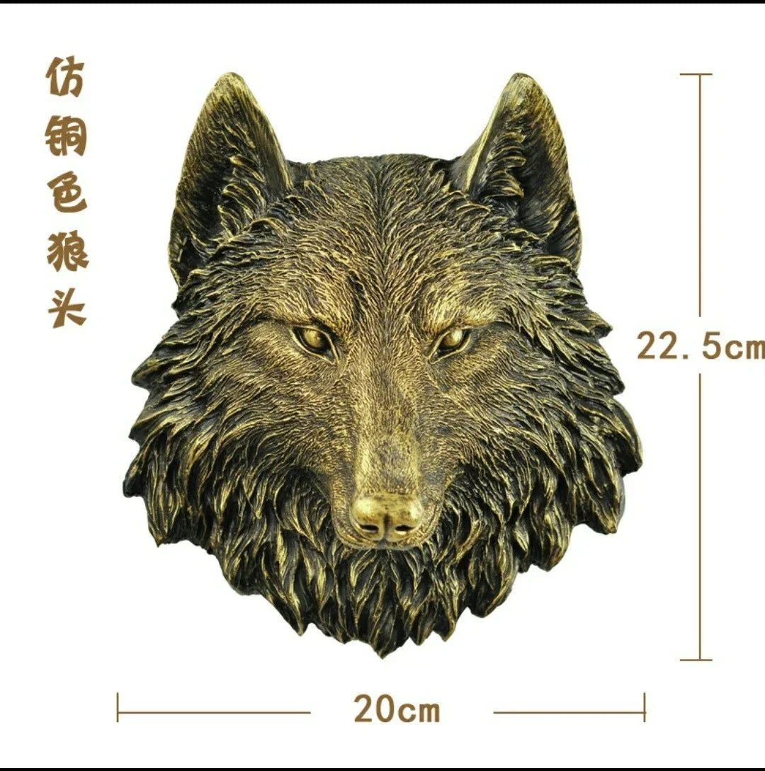 Resin Animal Head Wall Décor