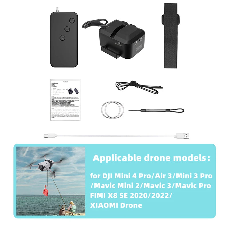BRDRC Remote-Control Drone Payload Release Kit