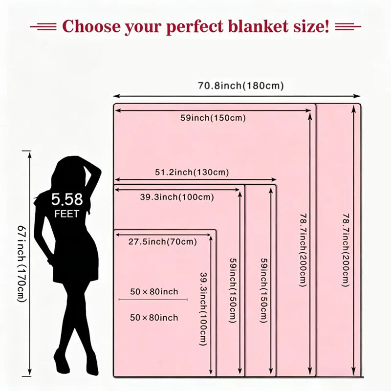 Santa Claus Shaped Plush Christmas Blanket