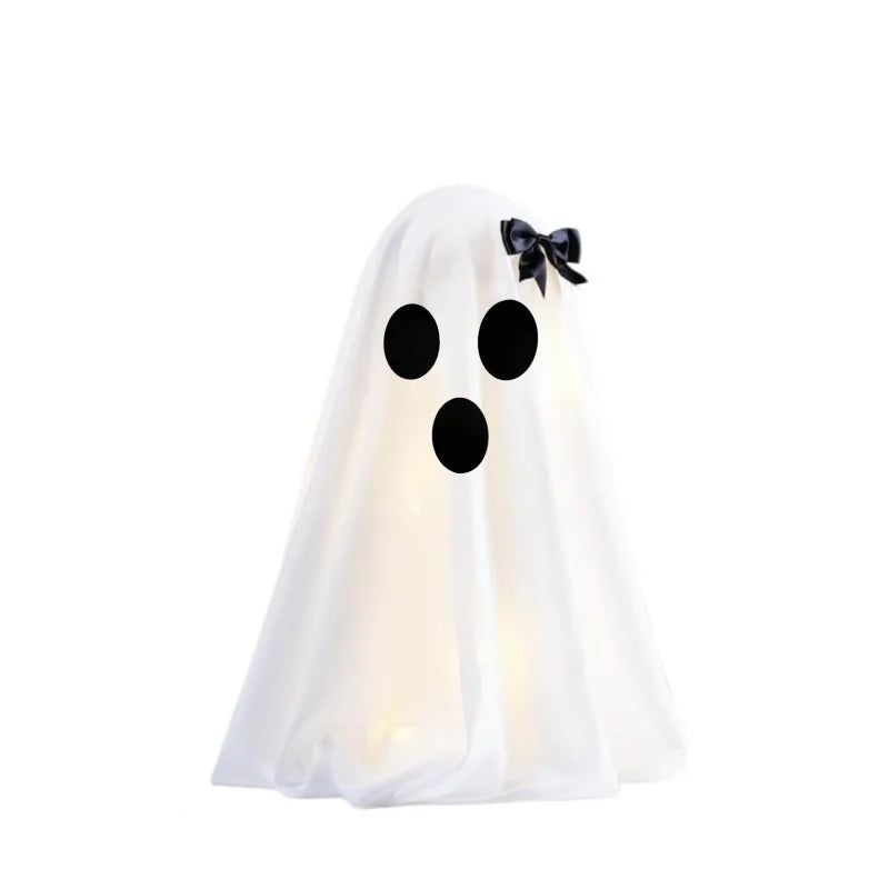 Light-Up Fabric Halloween Ghost – Tabletop Designs