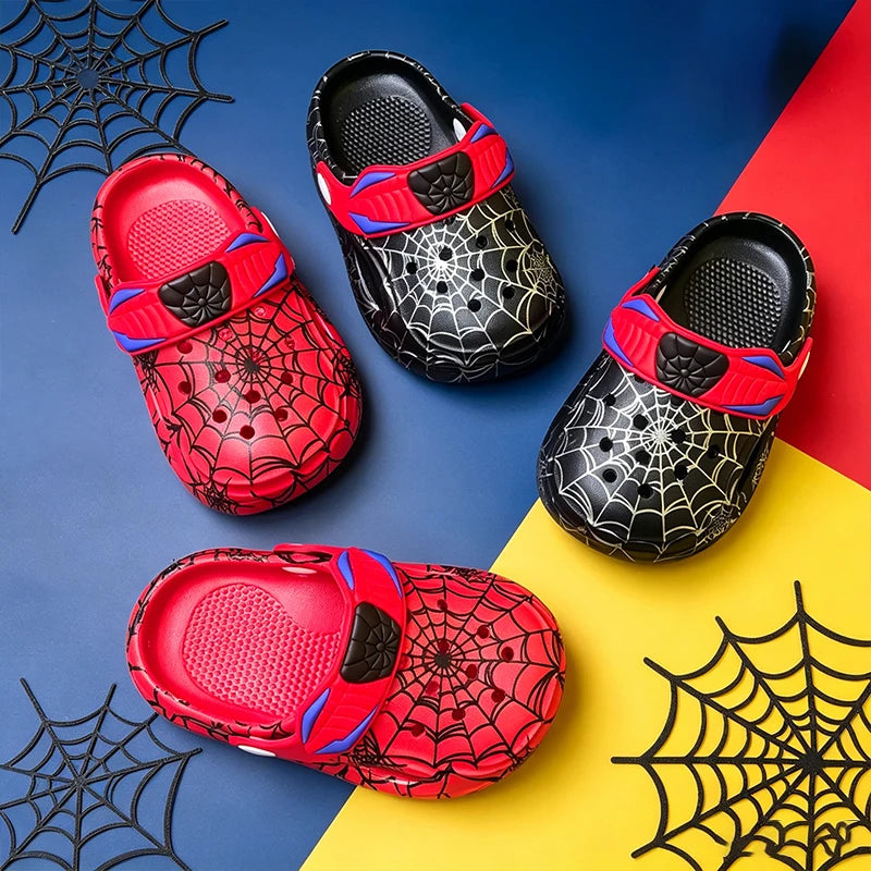 Kids’ Spider Web Clogs with Heel Strap