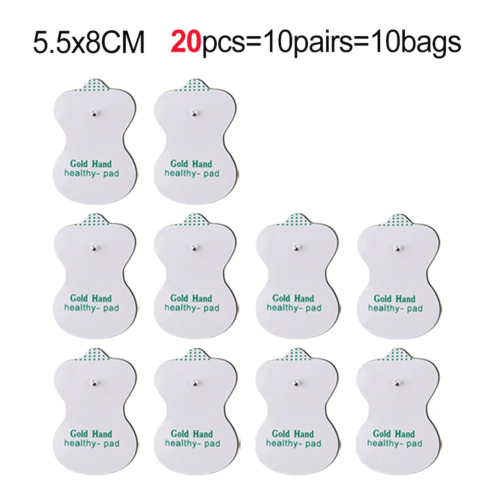 8-Mode Dual-Channel Electronic Muscle Stimulator & Pad Options