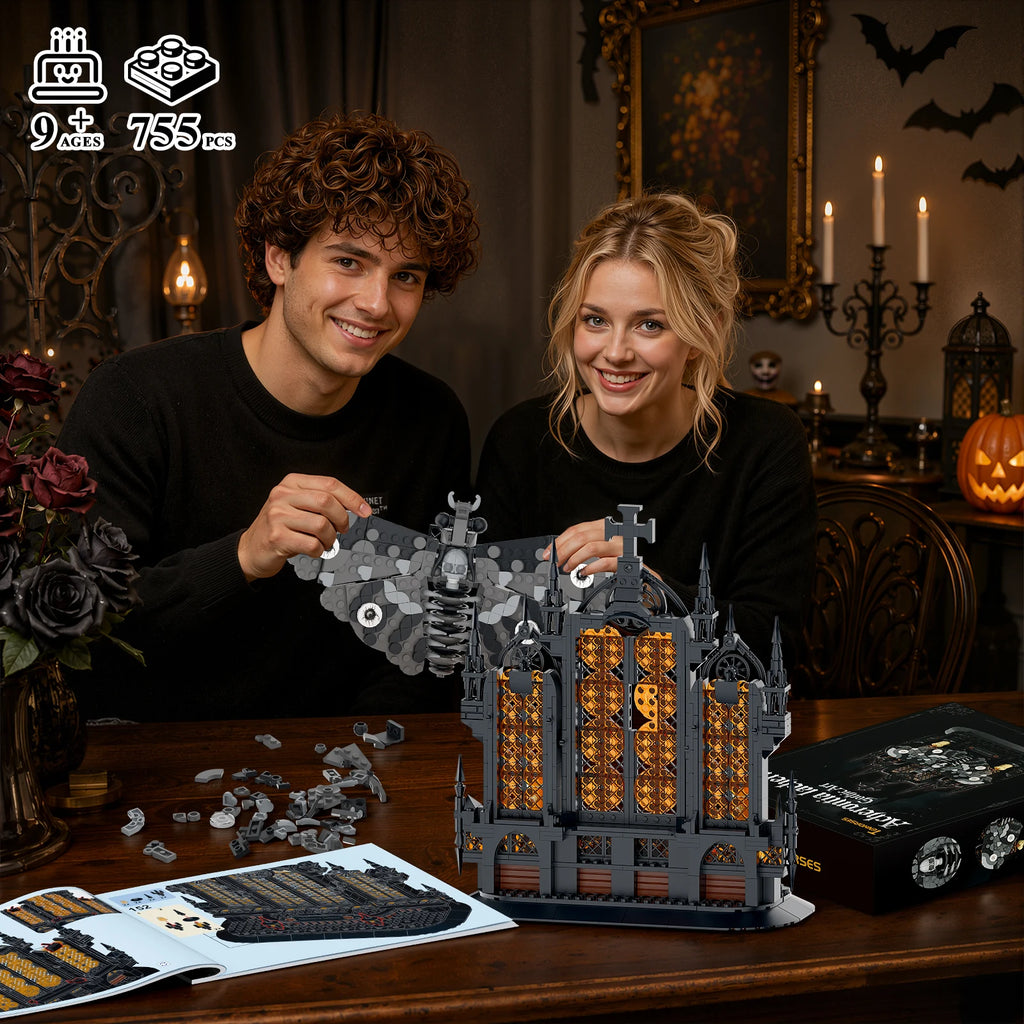 Gothic Death's-Head Moth Building Set – 755 Pieces