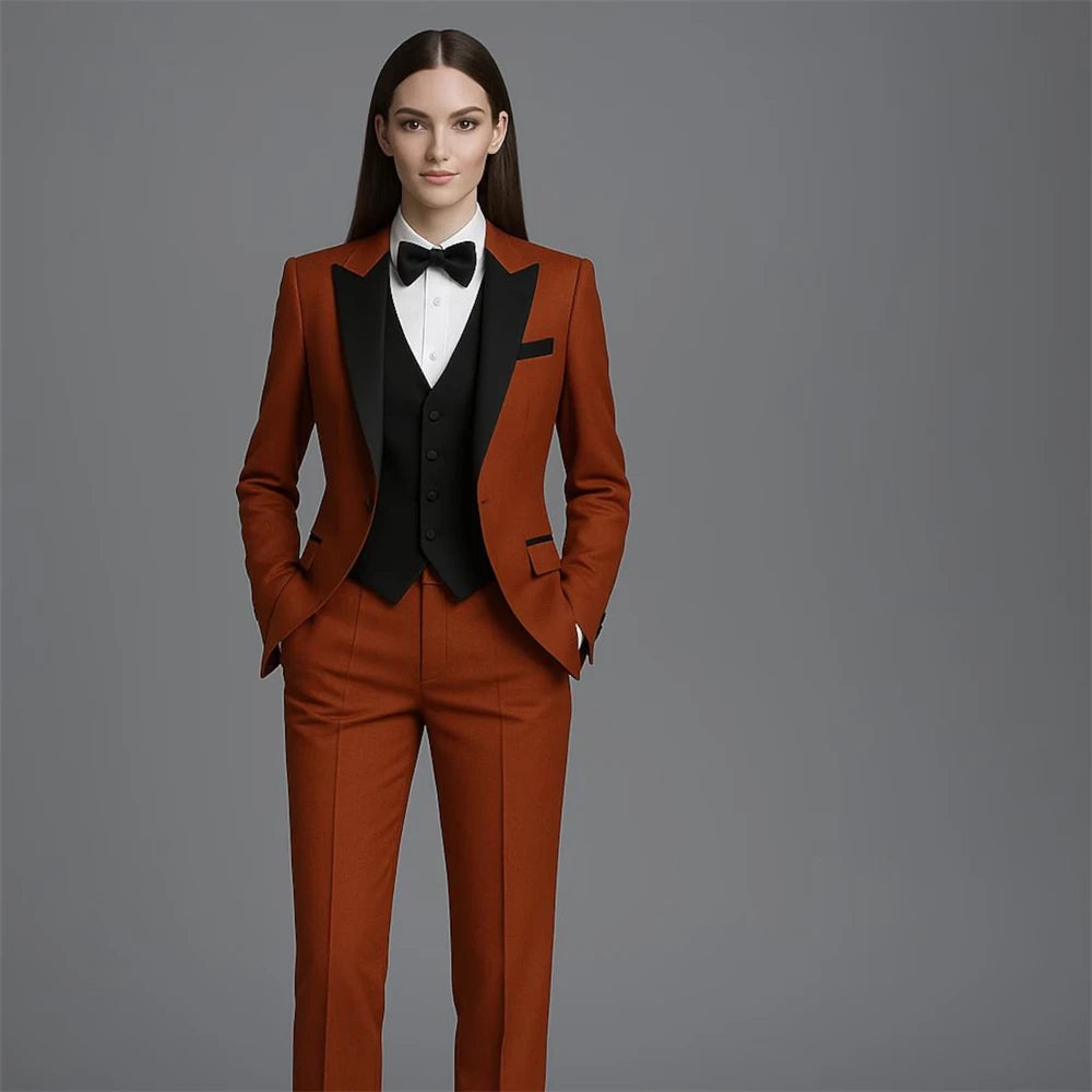 Women's Slim Fit Formal Pant Suit
