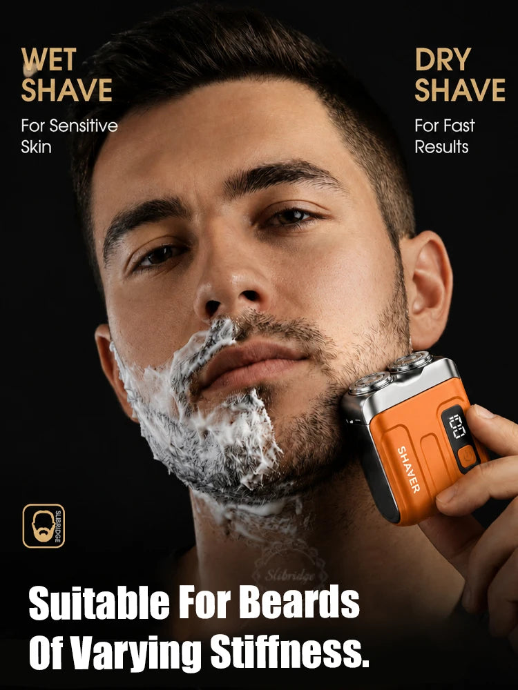 Mini USB Rechargeable Dual-Head Electric Shaver