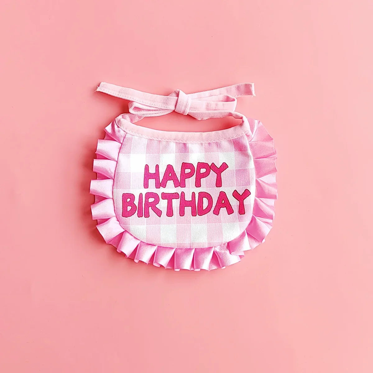 Pet Birthday Hats & Ruffled Bibs – Sets or Separates