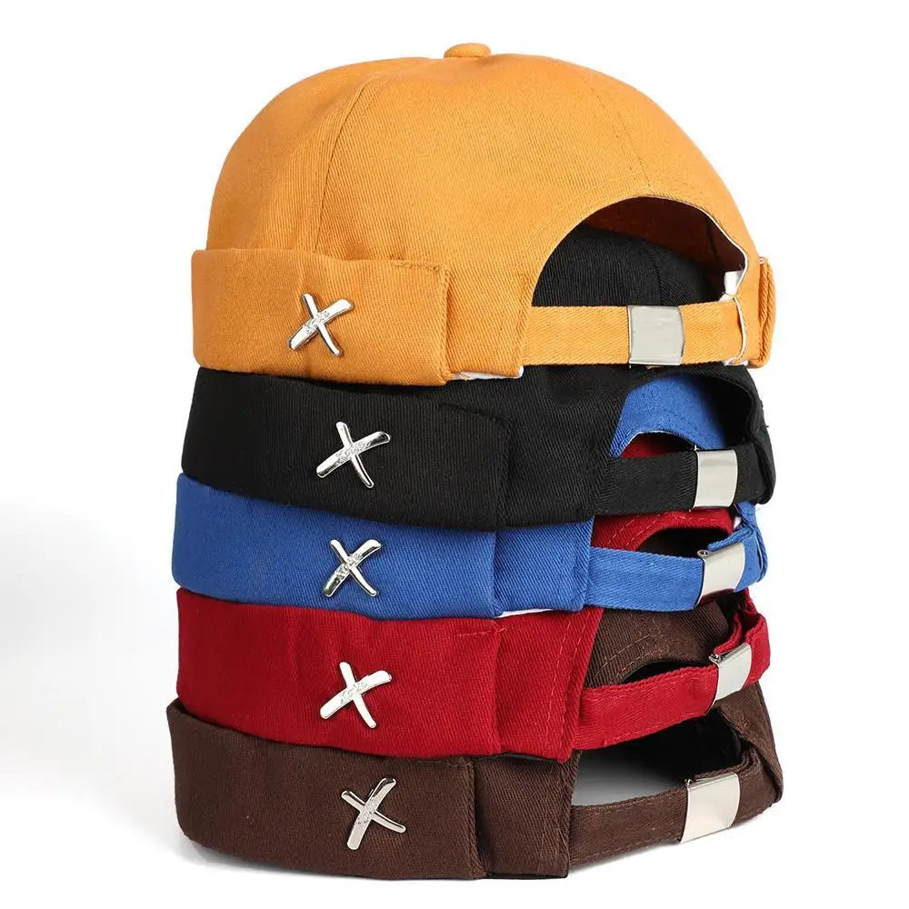 Unisex Adjustable Cotton Docker Cap
