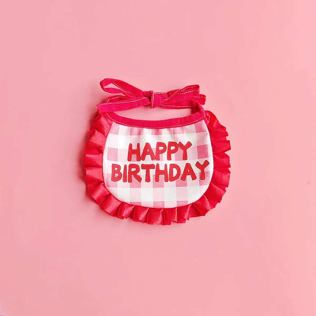Pet Birthday Hats & Ruffled Bibs – Sets or Separates