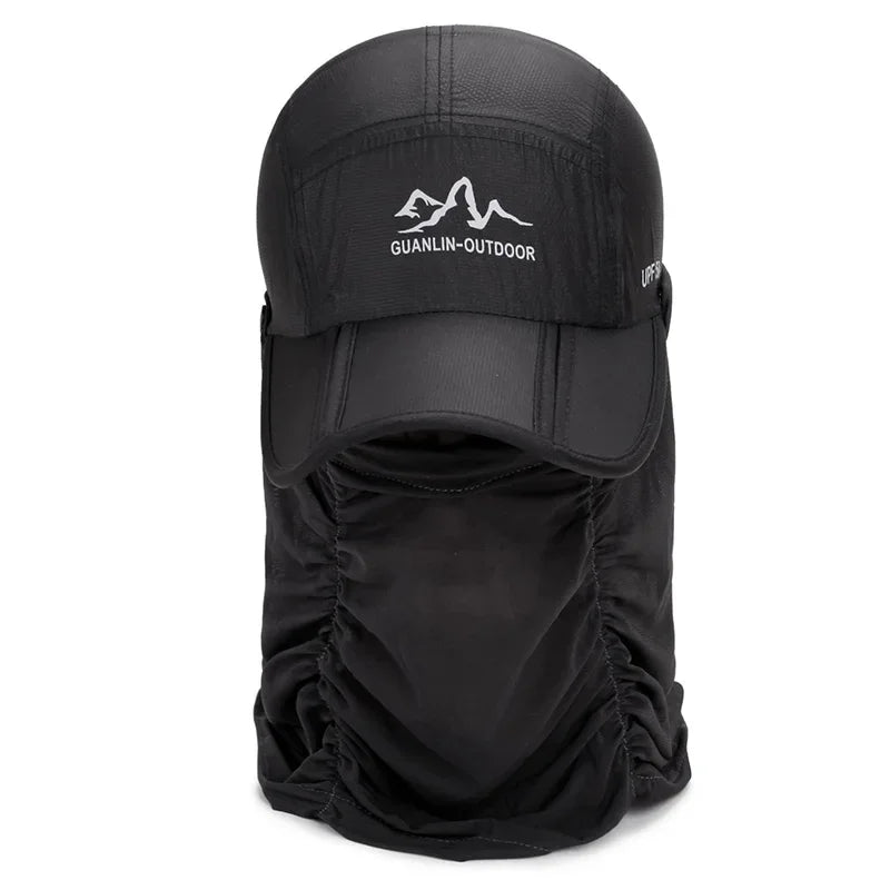 Adjustable Outdoor Cap with Face and Neck Cover