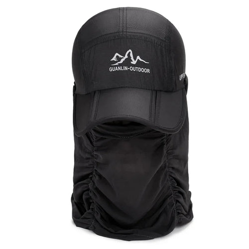 Adjustable Outdoor Cap with Face and Neck Cover